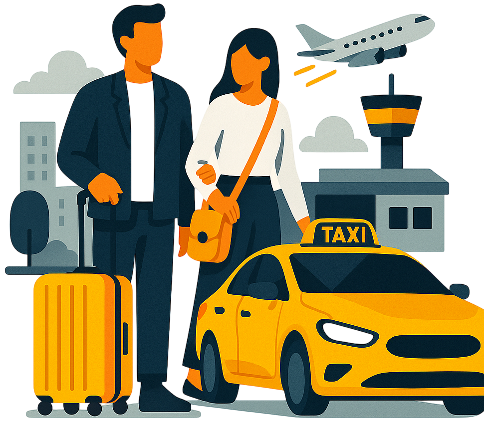 Taxi Zwickau - Flughafentransfer